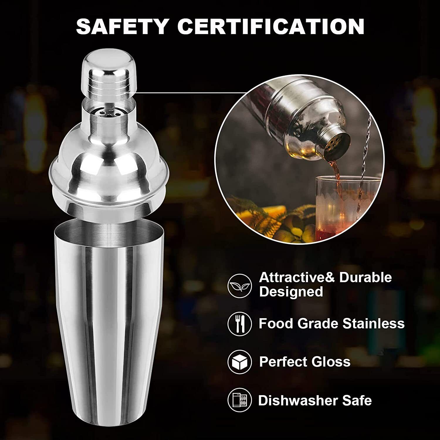 23-Piece Pro Distillery Cocktail Shaker Set