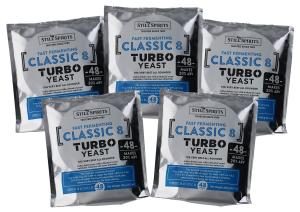 Turbo Classic 8 Yeast - Pack of 5