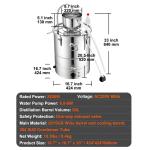 VEVOR 13Gal Alcohol Still with Thumper Keg