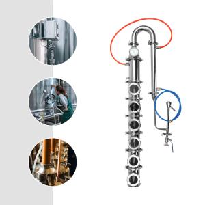 4" Stainless Steel Moonshine Still Reflux Kit