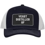 Yeast Distiller Engraved Trucker Hat – Navy-White