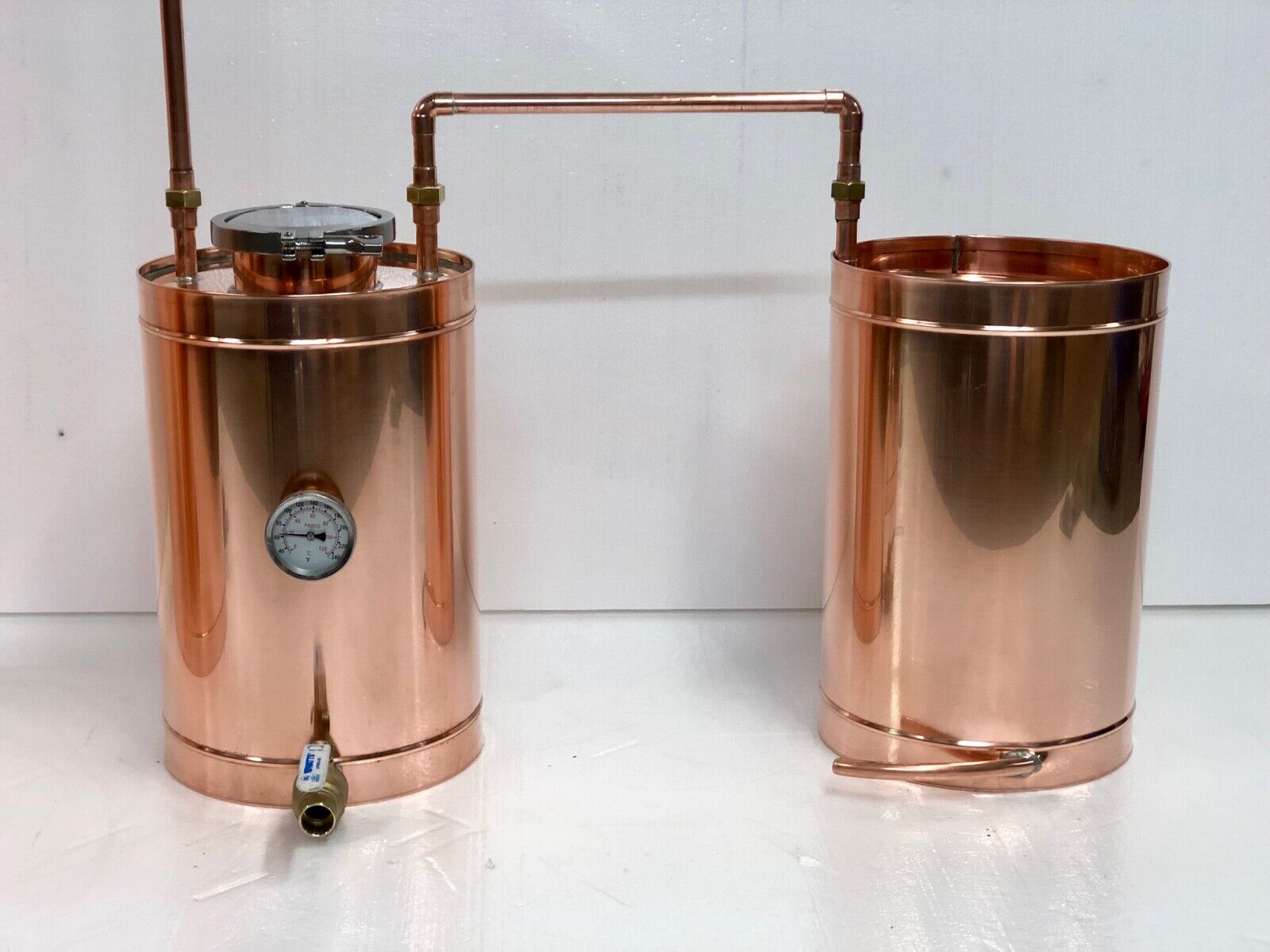 50 Gallon Copper Moonshine Still with Propane Burner