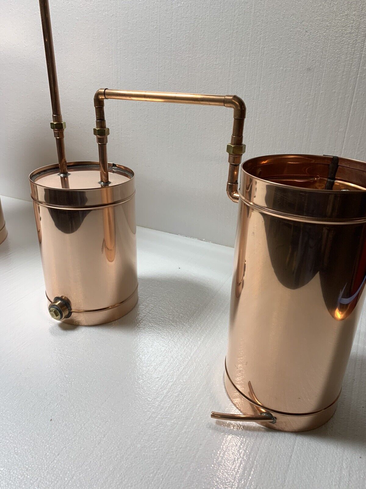 20 Gallon Copper Moonshine Still with Electric Heating and 4" Cap