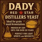 Red Star DADY Distillers Yeast 1 lb