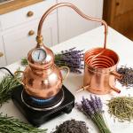 3L Copper Alembic Still for Whiskey and Oils