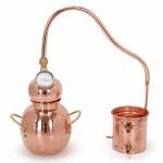 3L Copper Alembic Still for Whiskey and Oils