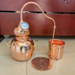 3L Copper Alembic Still for Whiskey and Oils