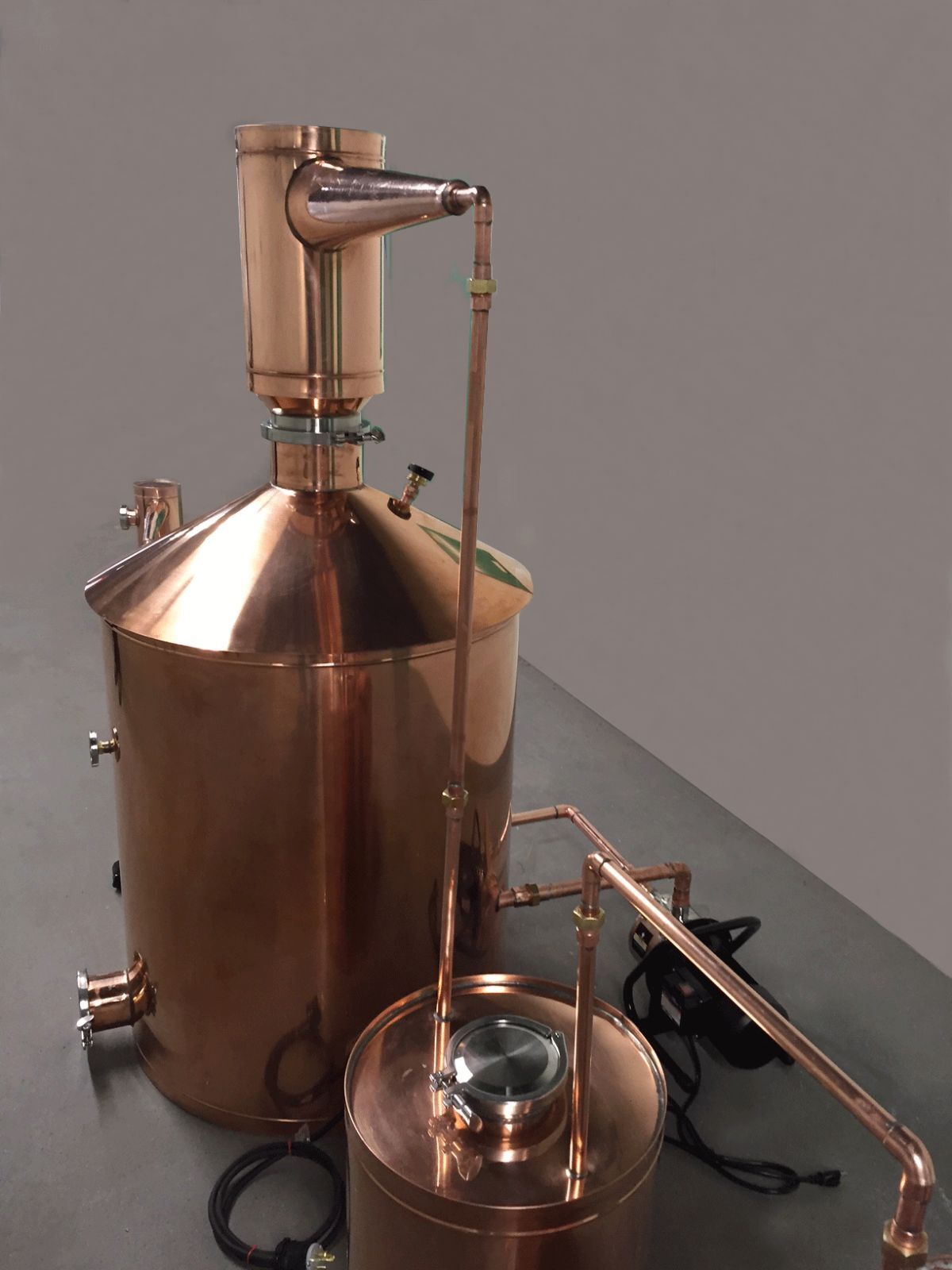 100 Gal Copper Moonshine Distillery Kit!