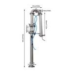 51MM Stainless Steel Reflux Still for DIY Distilling