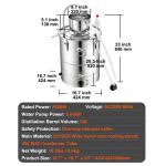 50L Electric Alcohol Distiller with Thumper Keg