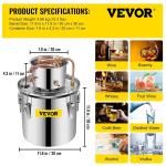5-Gallon Stainless Steel Alcohol Distiller Kit
