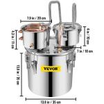 20L 30L DIY Water Alcohol Distillation Kit