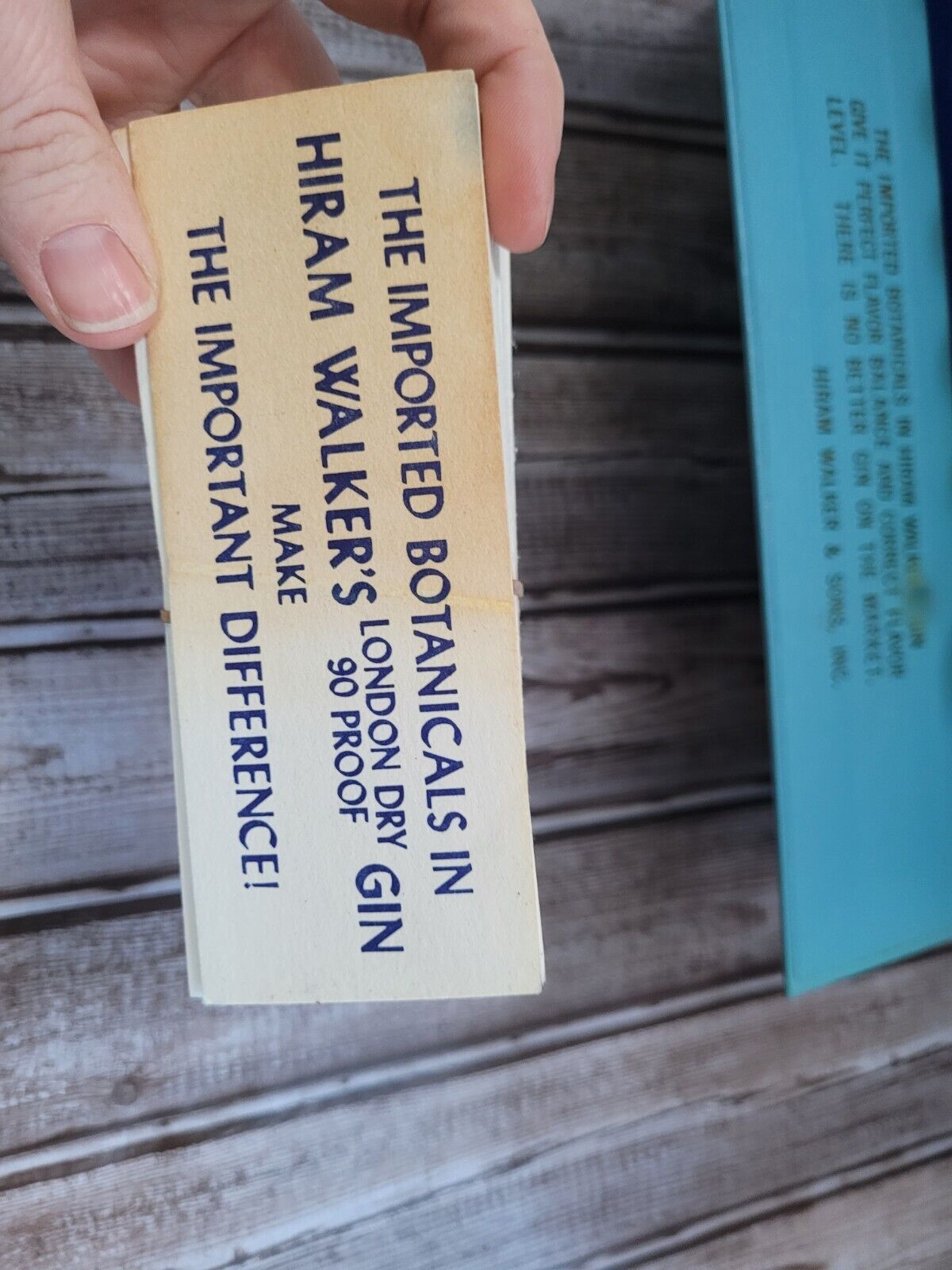 Hiram Walker London Dry Gin Salesman Sample Kit