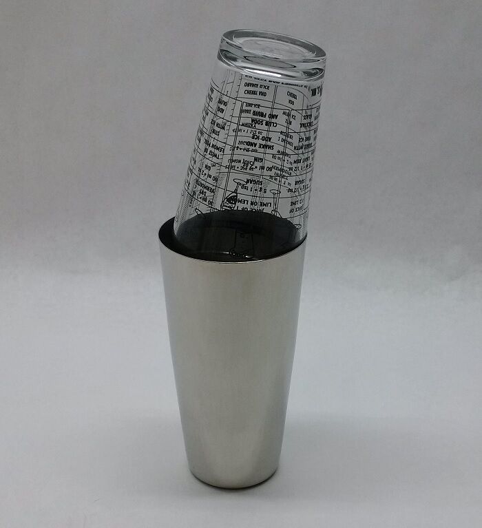 Boston Cocktail Shaker Kit - Mixing Glass & Barware