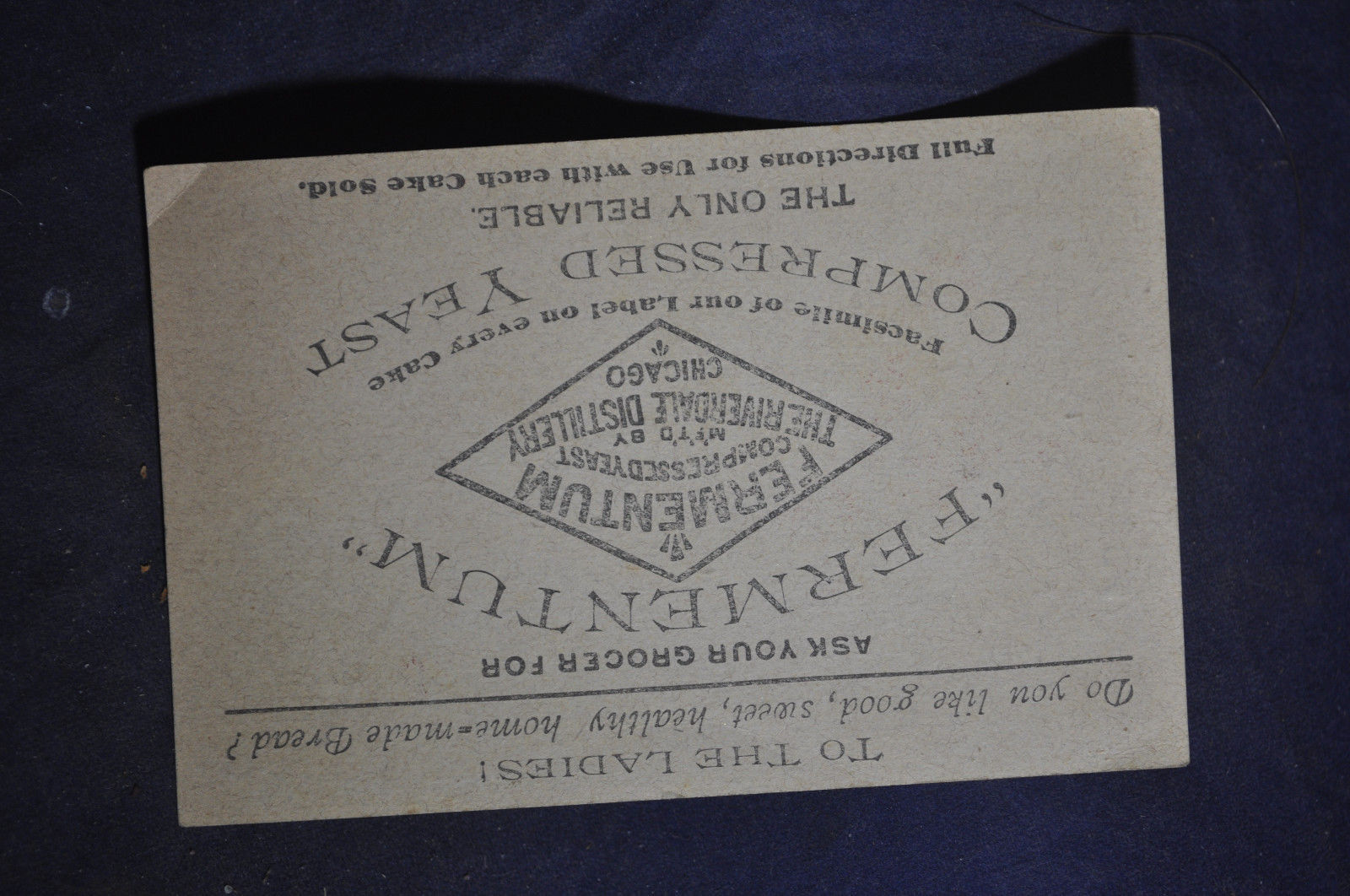 Riverdale Distillery Victorian Card - Fermentum Yeast Kit