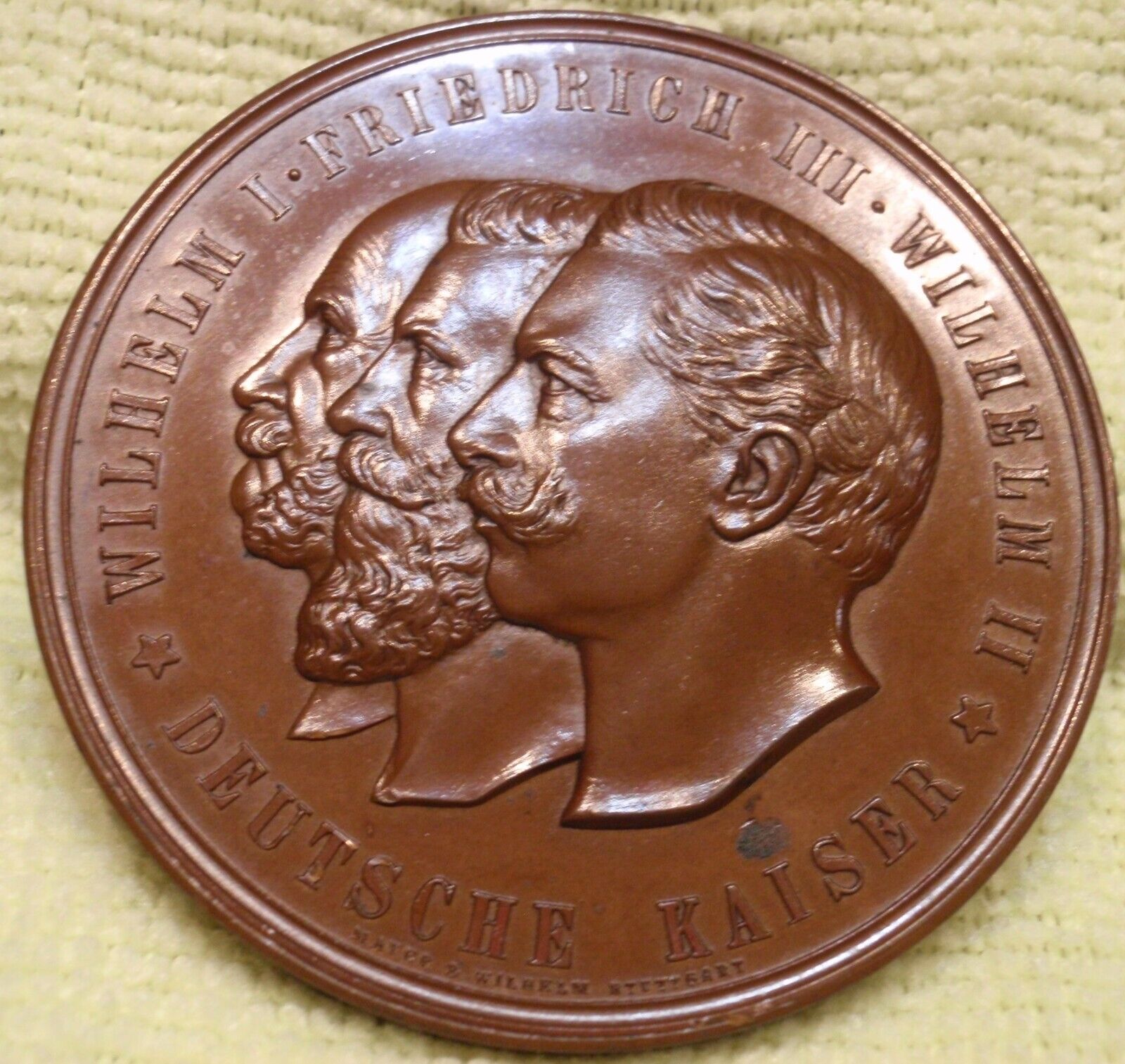 1900 German Distillery Owners & Yeast Manufacturer Medal