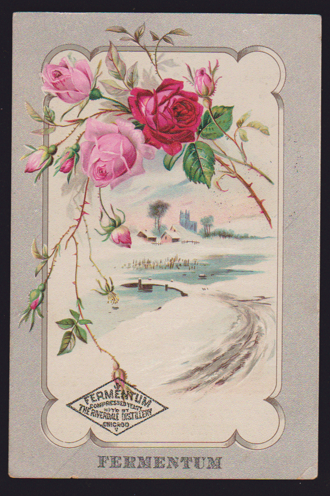 Riverdale Distillery Fermentum Compressed Yeast Trade Card - C942
