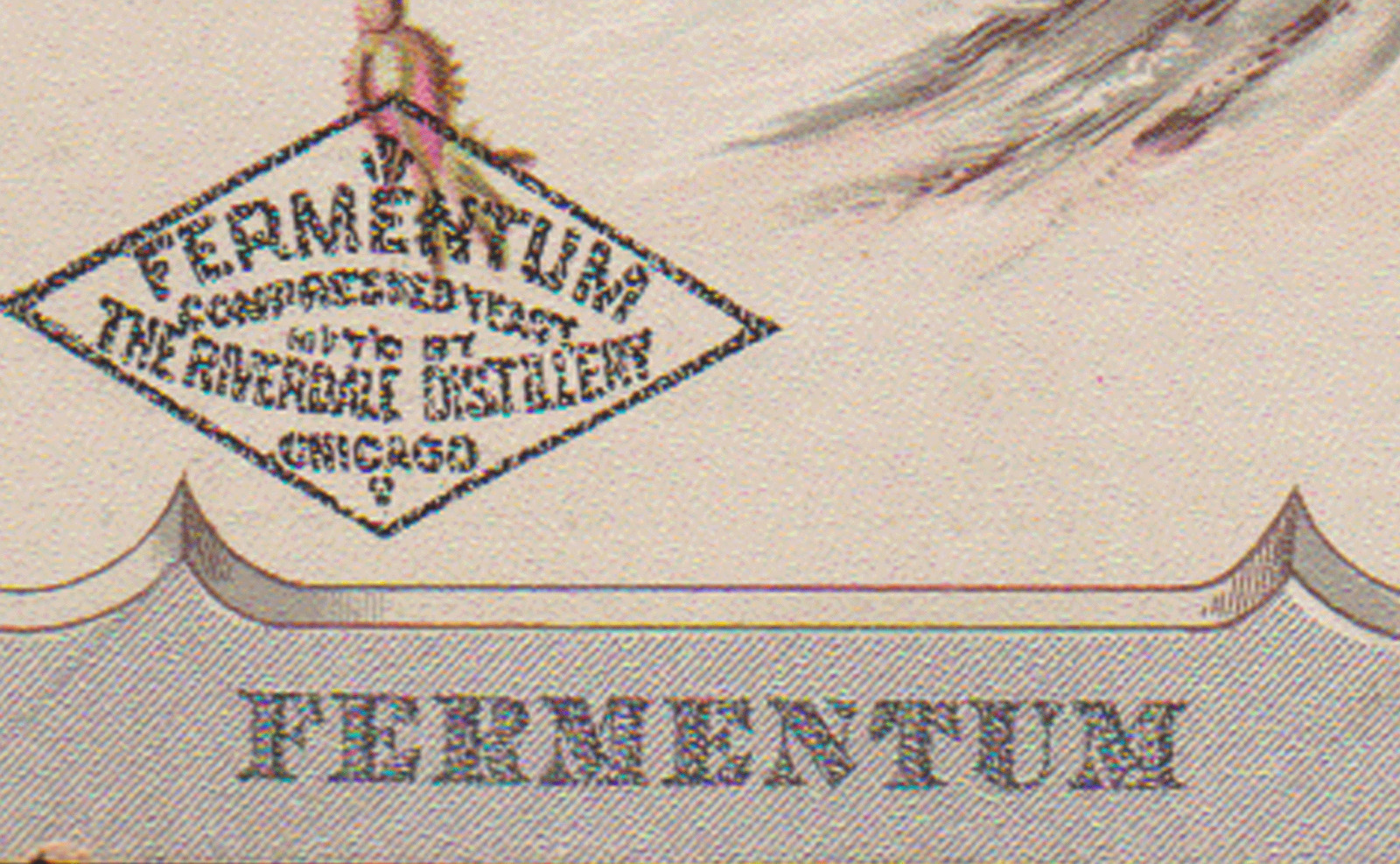 Riverdale Distillery Fermentum Compressed Yeast Trade Card - C942