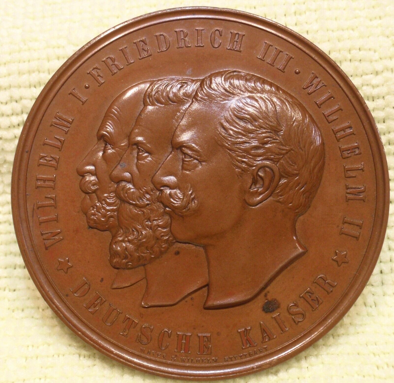 1900 German Distillery Owners & Yeast Manufacturer Medal