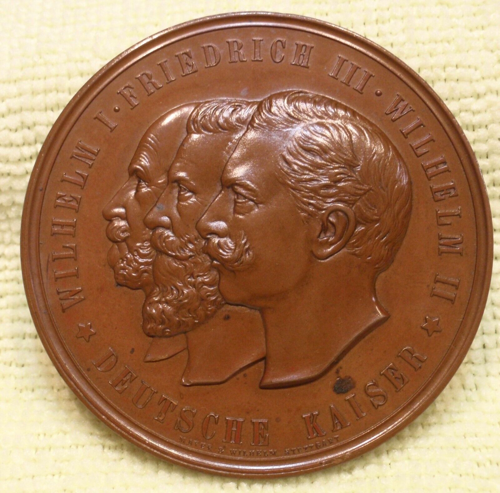 1900 German Distillery Owners & Yeast Manufacturer Medal