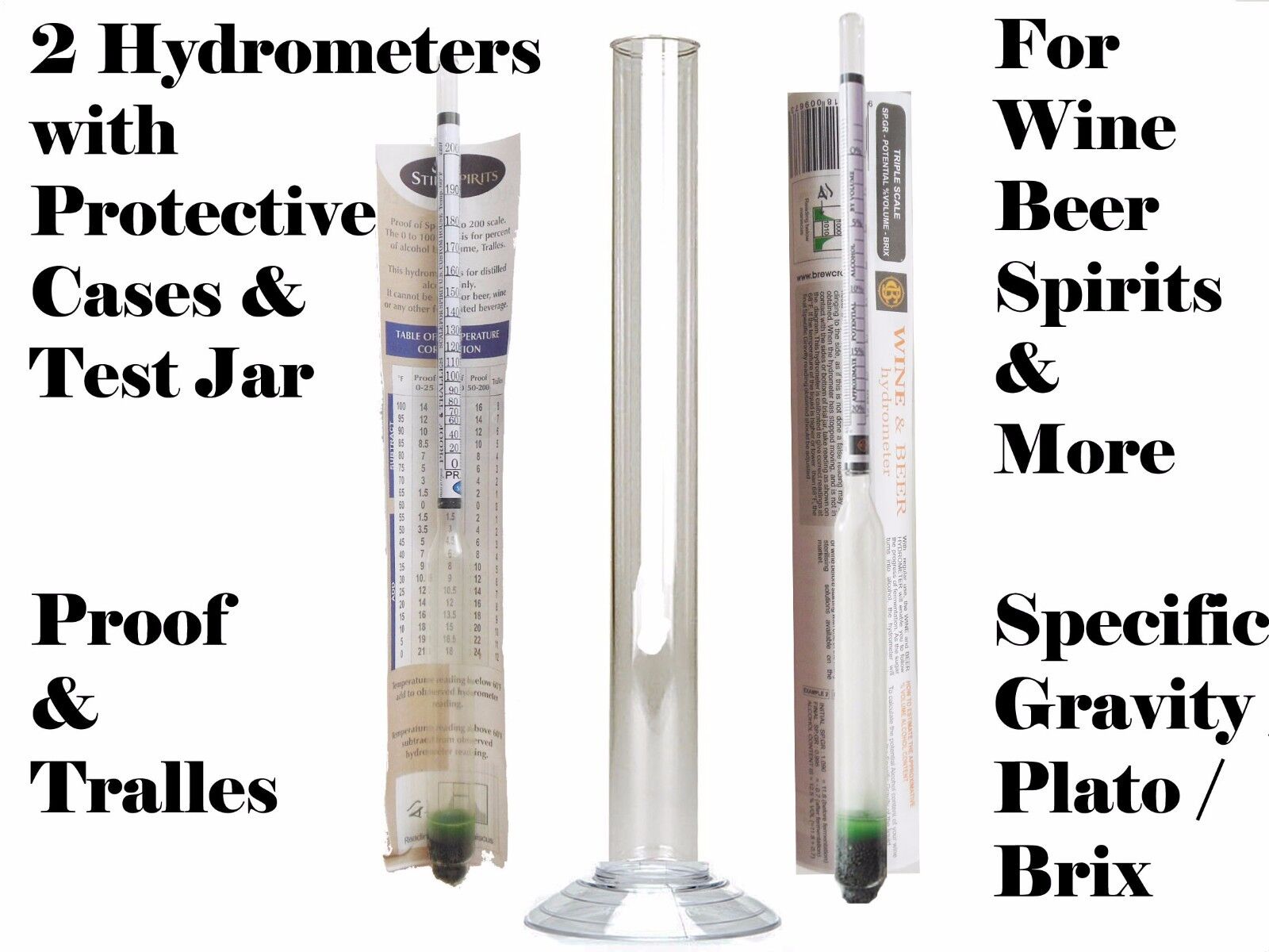 Hydrometer and Test Jar Kit - Distill Perfectly