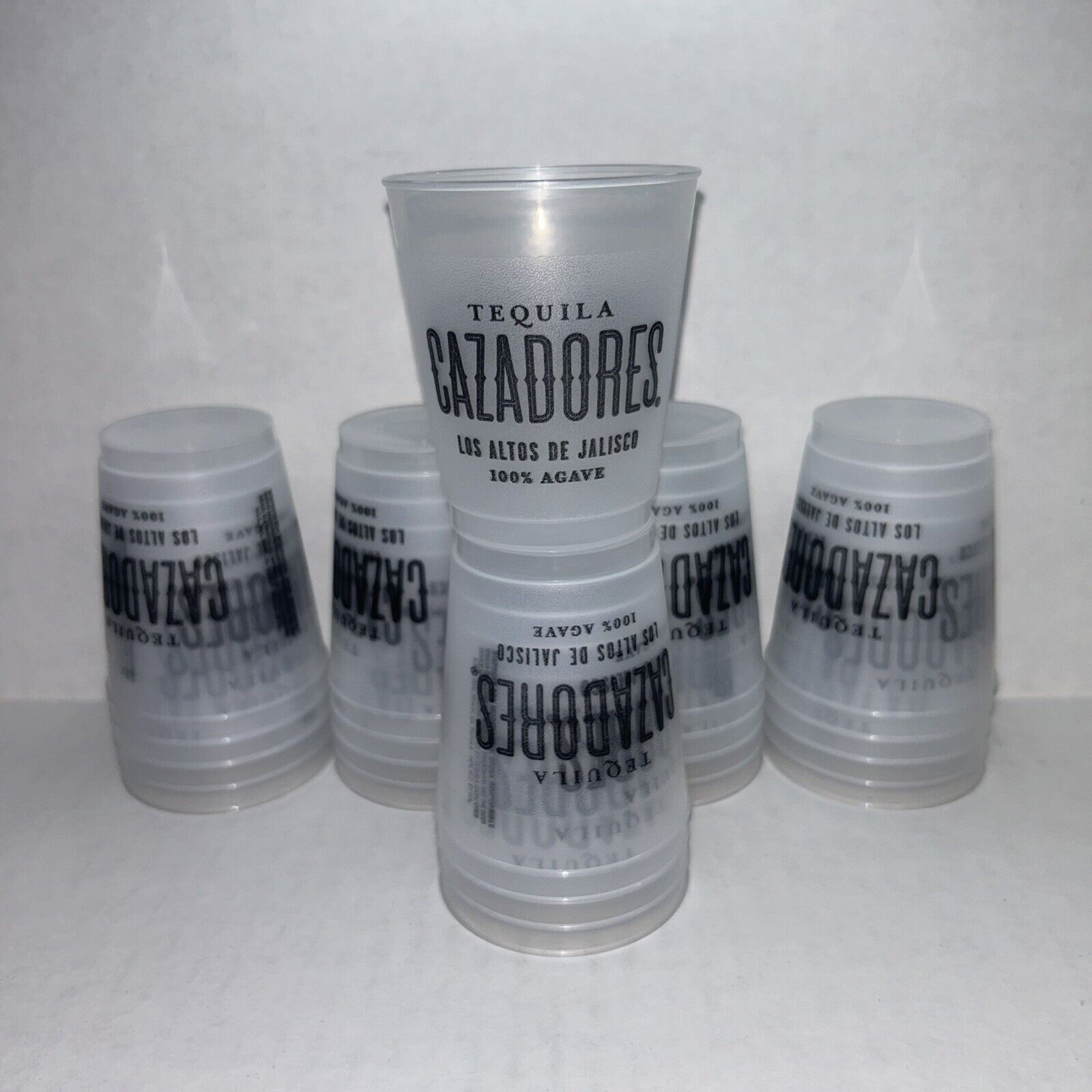 Cazadores Tequila Frosted 5oz Plastic Sampling Kit - 25 Pack