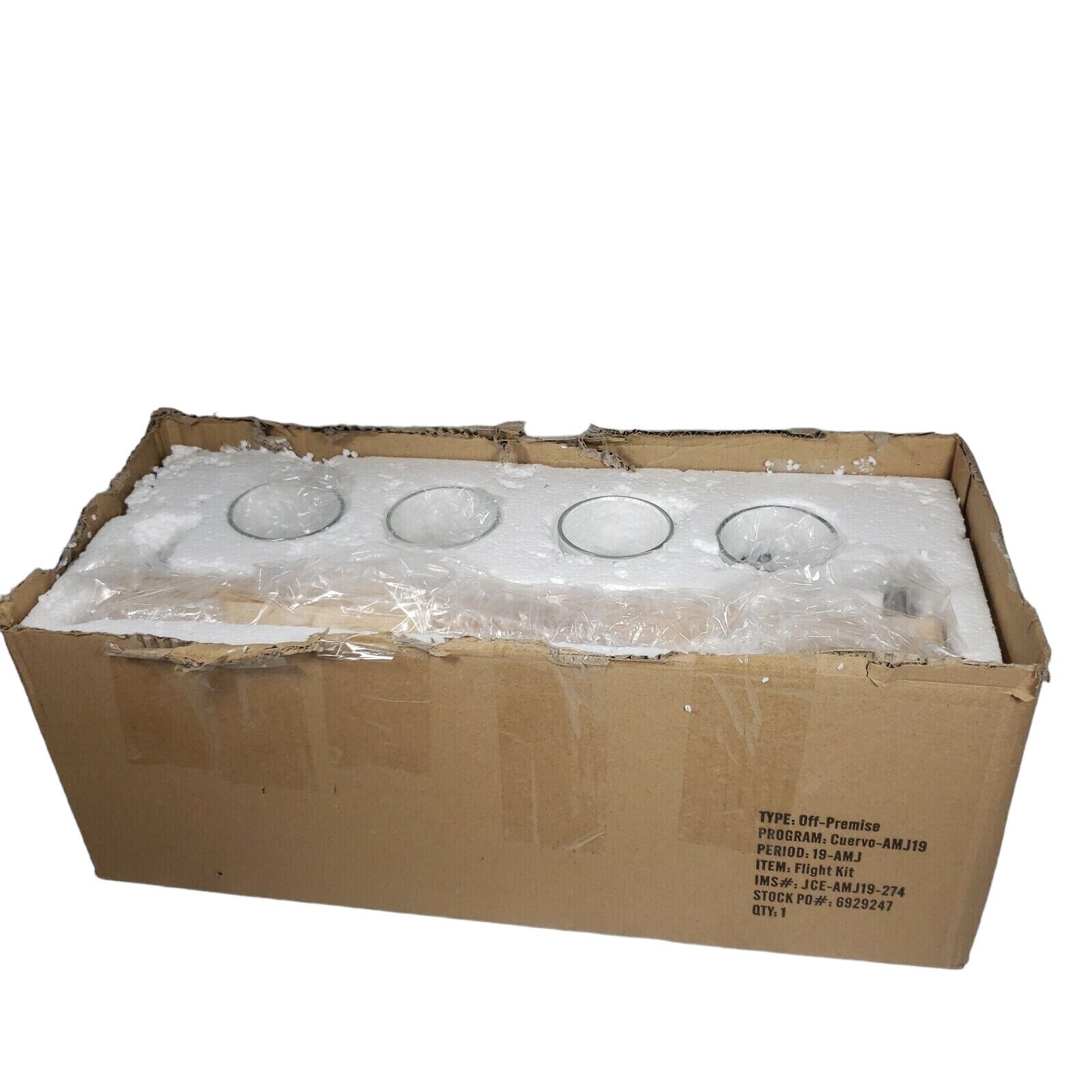 Jose Cuervo Tequila Flight Kit with Glass Tumblers