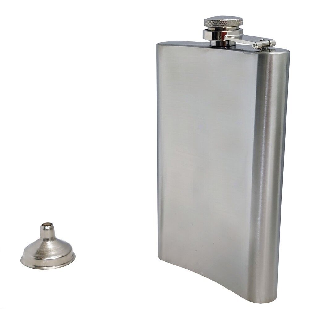 Portable Stainless Flask - 10 OZ Distillery Kit