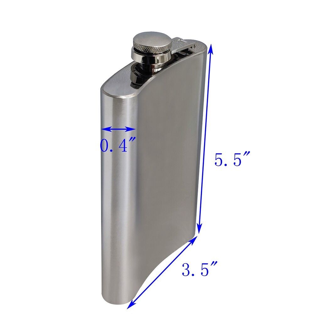 Portable Stainless Flask - 10 OZ Distillery Kit