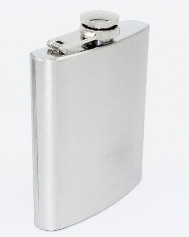 Stainless Steel Pocket Flask with Funnel - 190ml