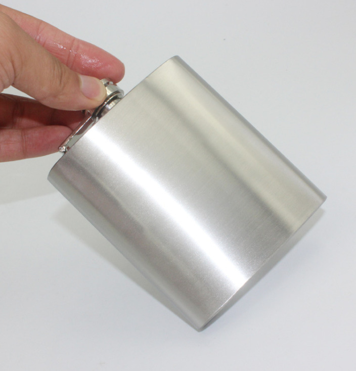 Stainless Steel Pocket Flask with Funnel - 190ml