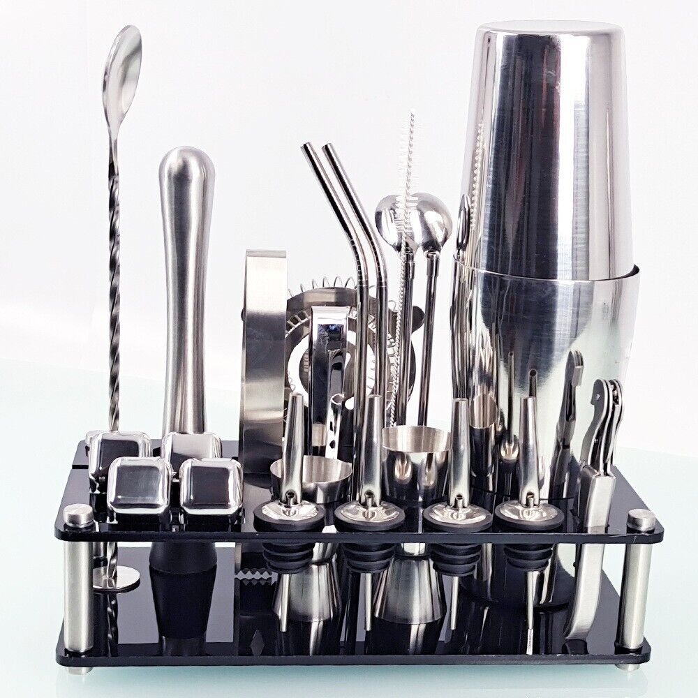 23 PC Bartender Kit - Complete Cocktail Shaker Set
