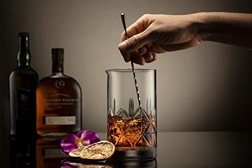 Cocktail Mixing Glass - 24oz Crystal Martini Stirrer