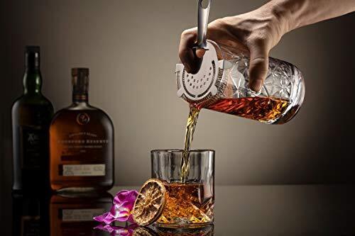 Cocktail Mixing Glass - 24oz Crystal Martini Stirrer
