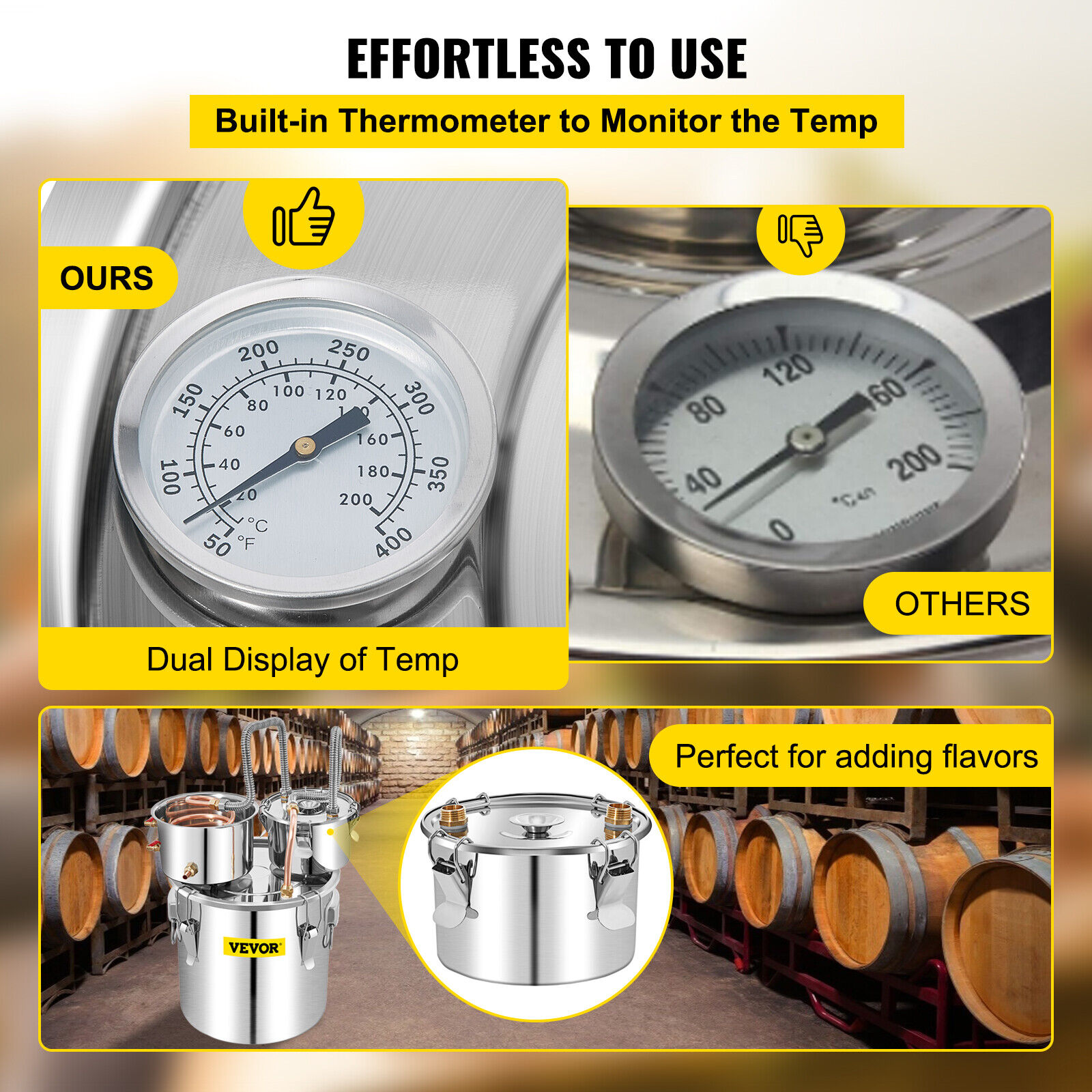 VEVOR 50L Water Alcohol Distillation Kit