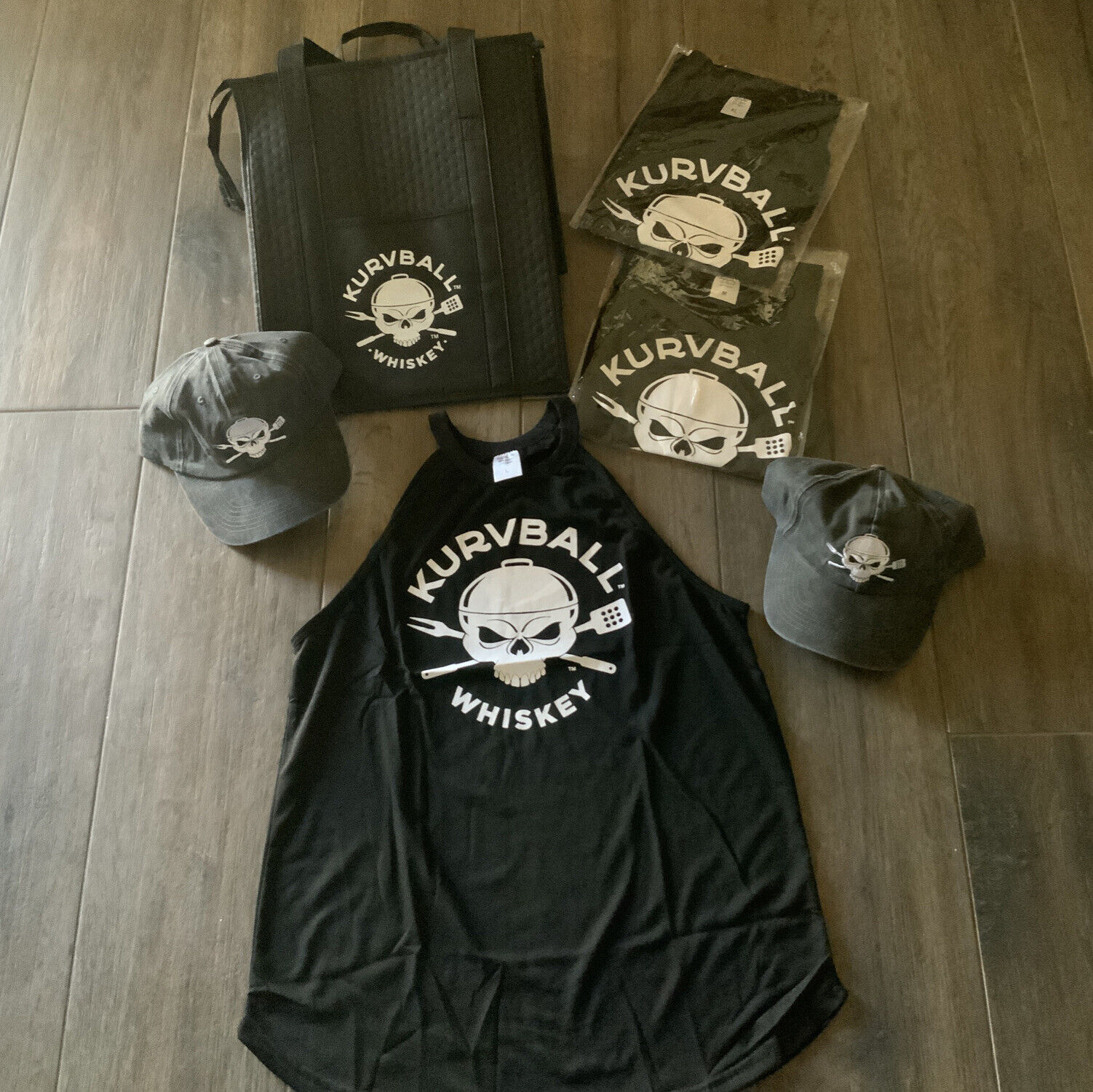 Kurvball Whiskey Promo Kit with Shirt/Hat/Bag