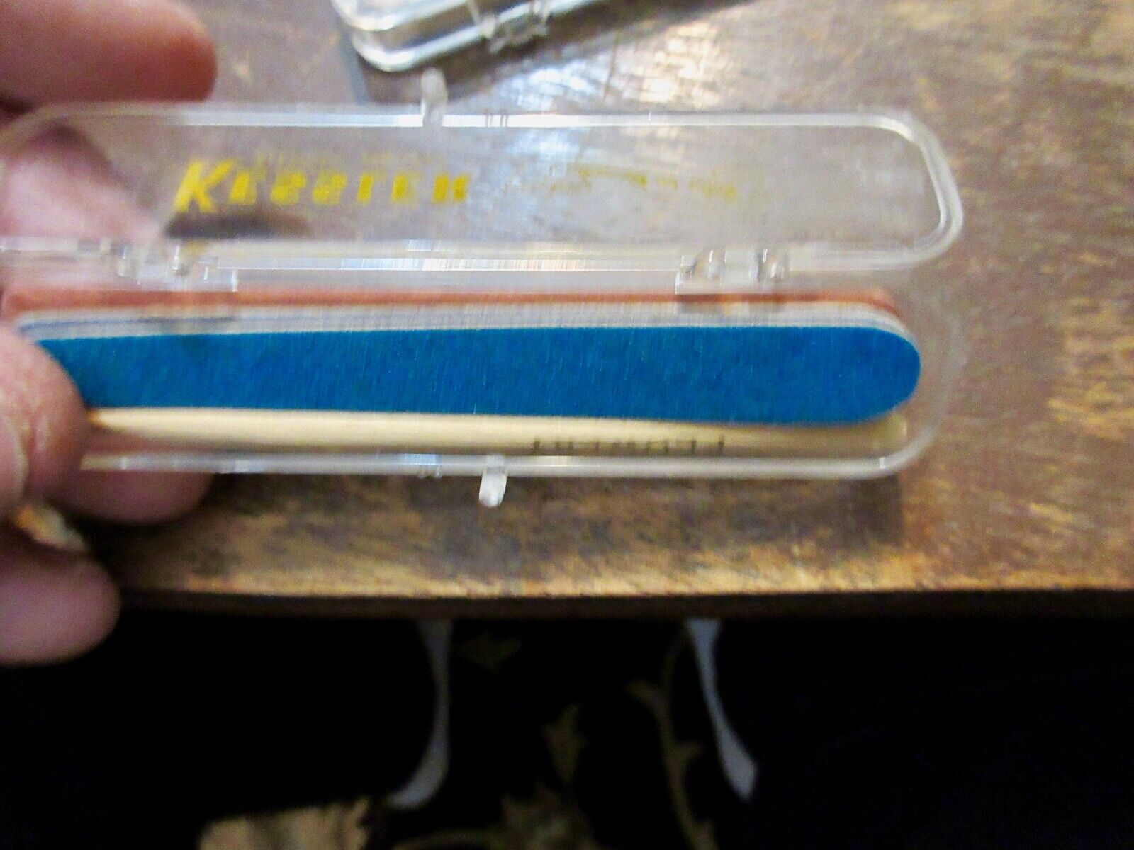 Vintage Kessler Whiskey Promotional Finger Nail Kits (3)