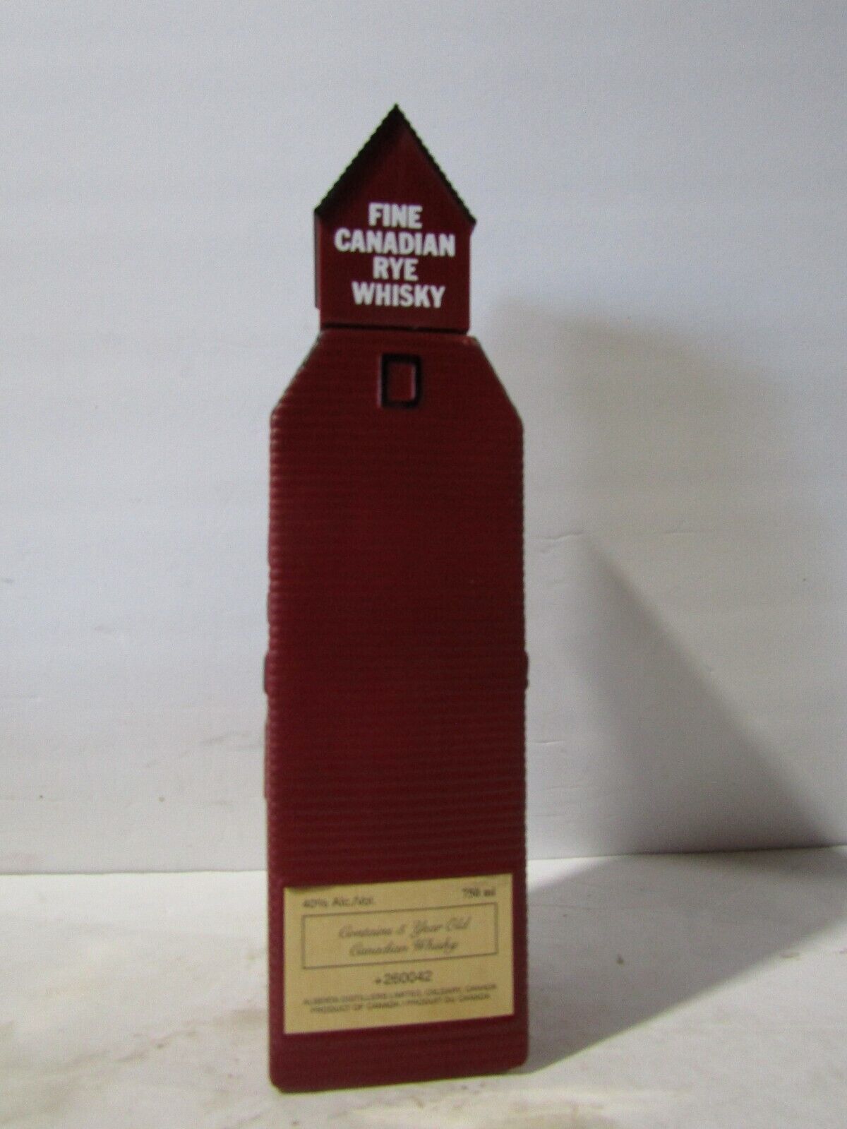 Vintage Saskatchewan Grain Elevator Decanter - 1990 Edition