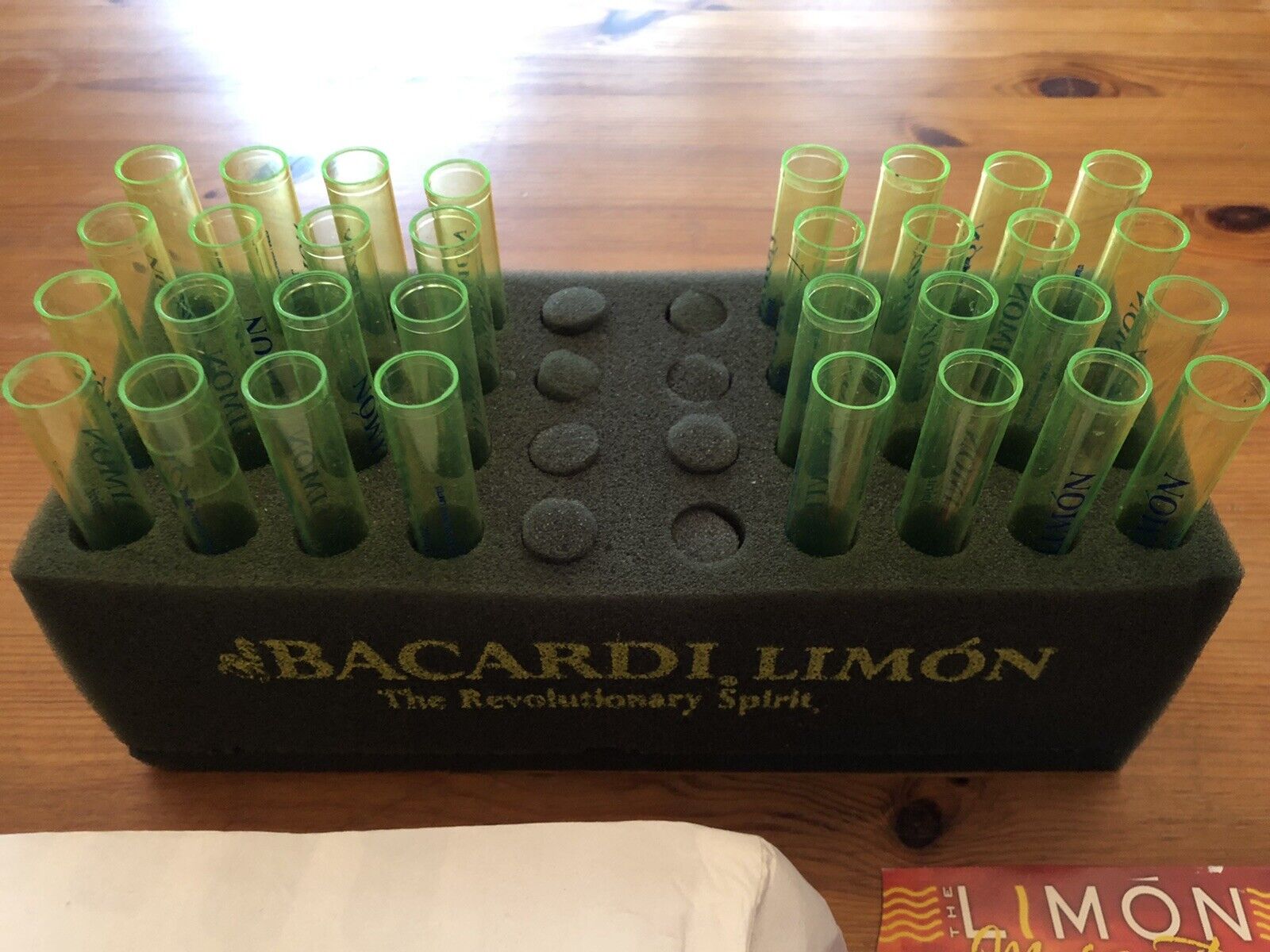Bacardi Limon Distillery Kit with Holder & Shooters