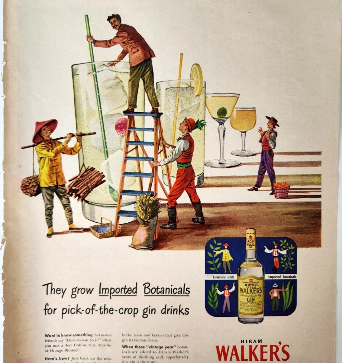 1953 Vintage Distilled London Dry Gin by Hiram Walker