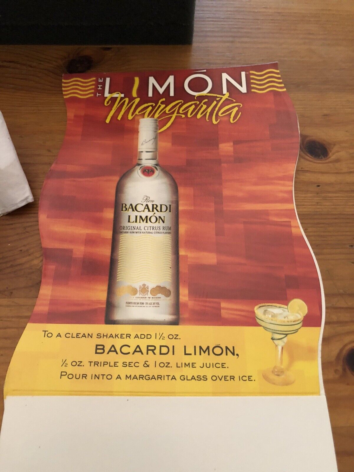 Bacardi Limon Distillery Kit with Holder & Shooters