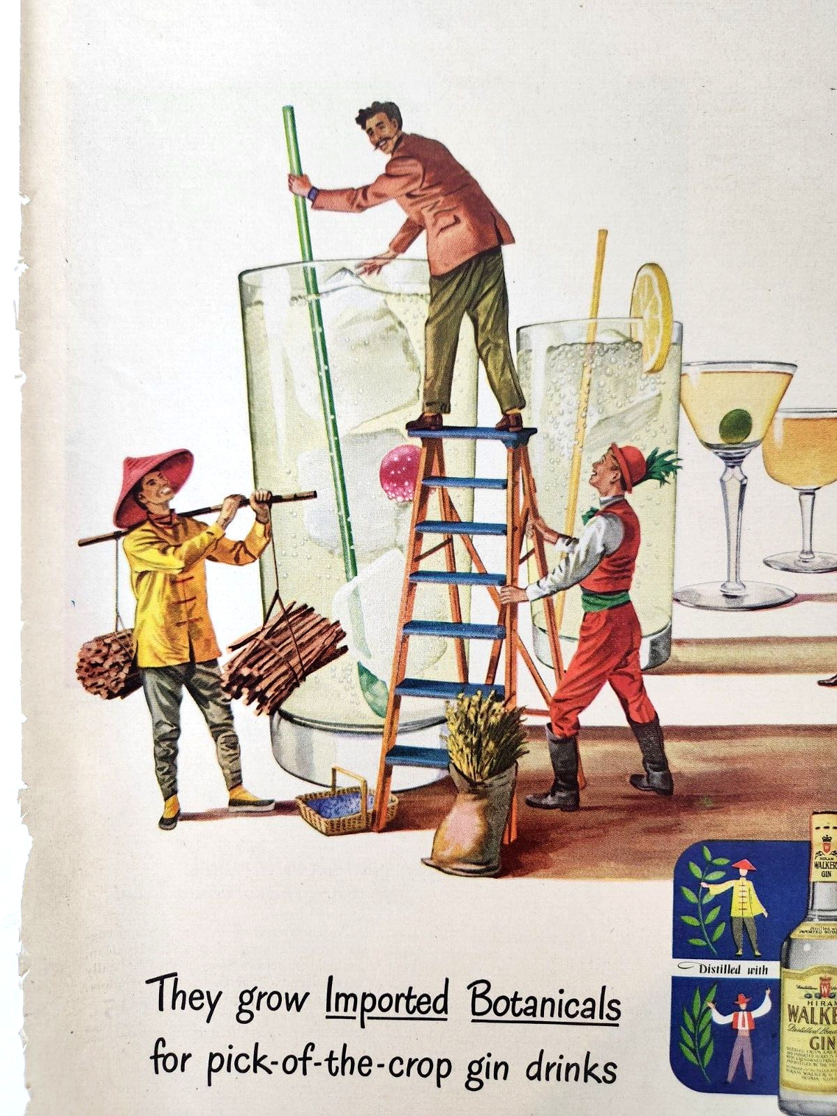1953 Vintage Distilled London Dry Gin by Hiram Walker
