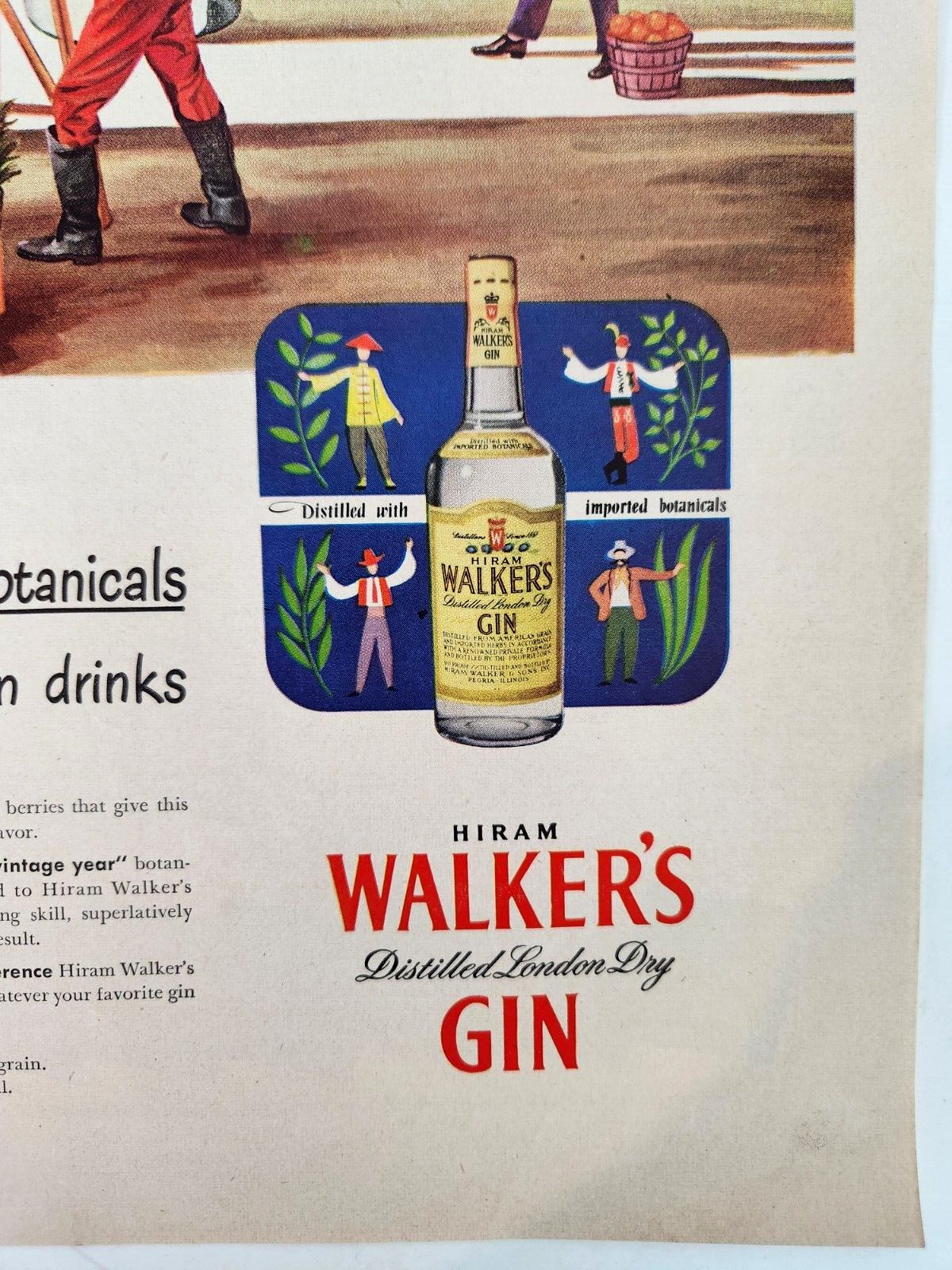 1953 Vintage Distilled London Dry Gin by Hiram Walker