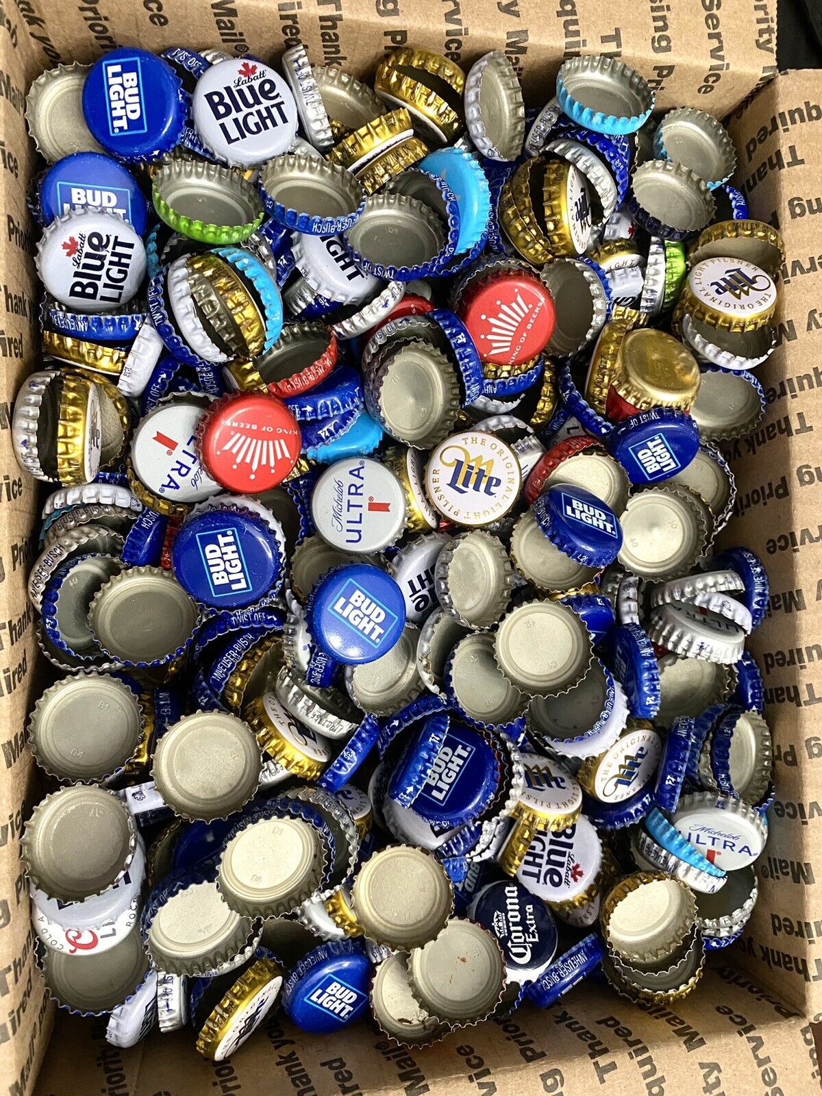 Bulk Beer Bottle Caps: 1500+ Assorted Brands