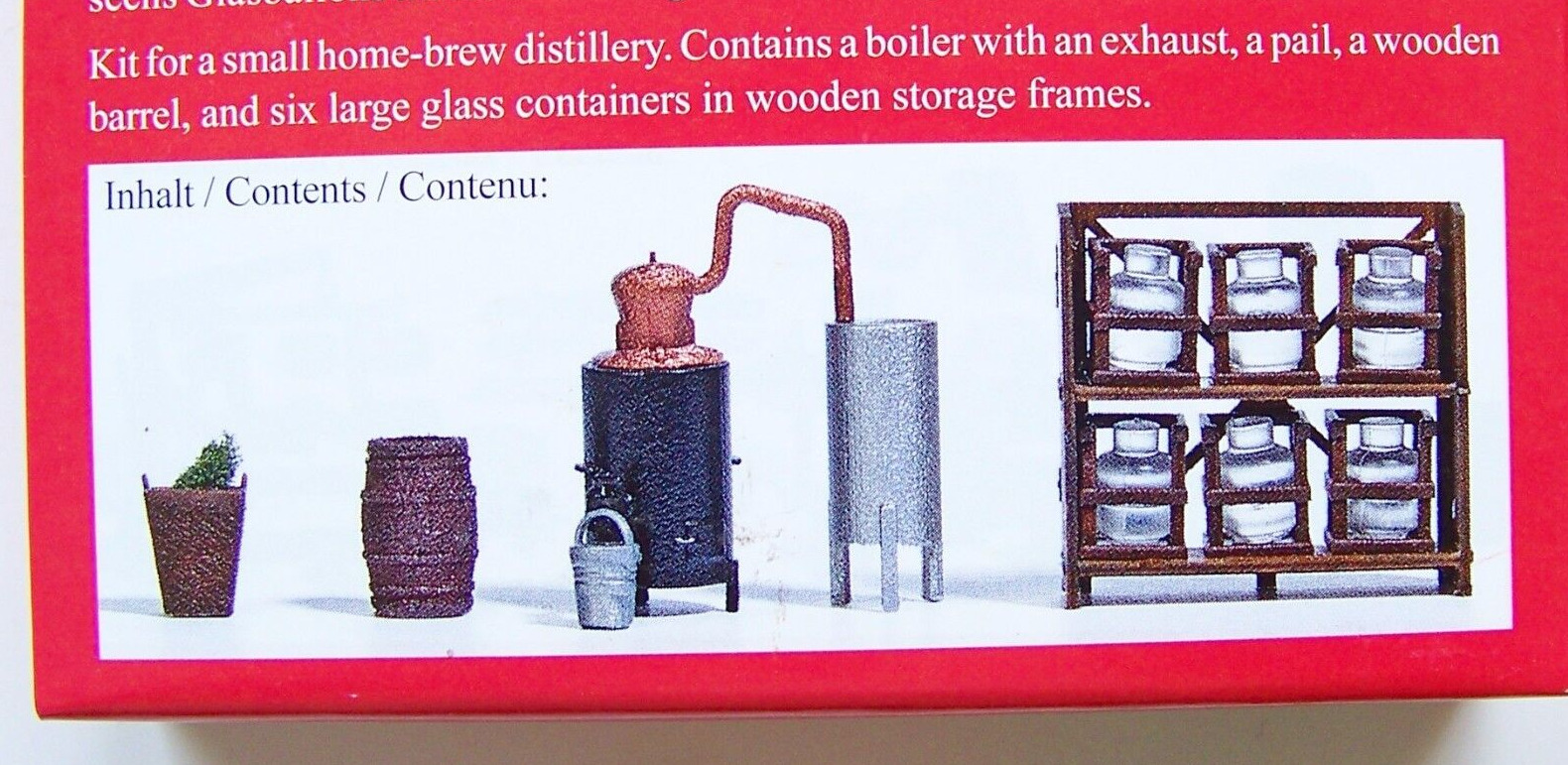 Busch 1186 Moonshine Distillery Equipment Kit: 1/87 Model