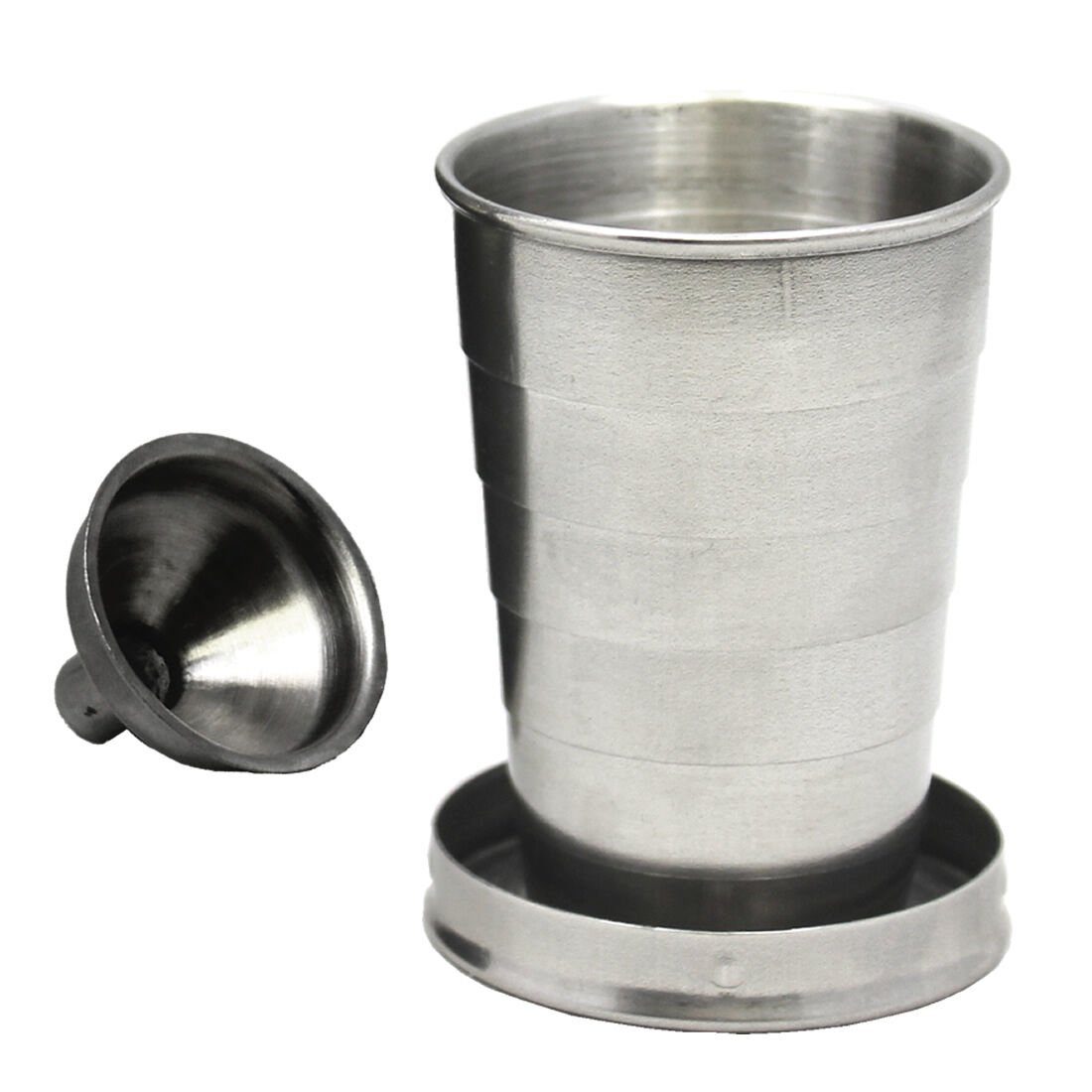Portable Stainless Steel 8oz Flask with Funnel