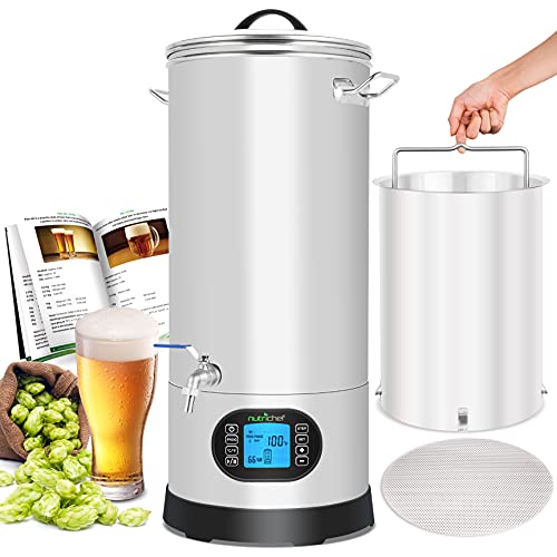 NutriChef Mash & Boil Home Beer Brewing Kit