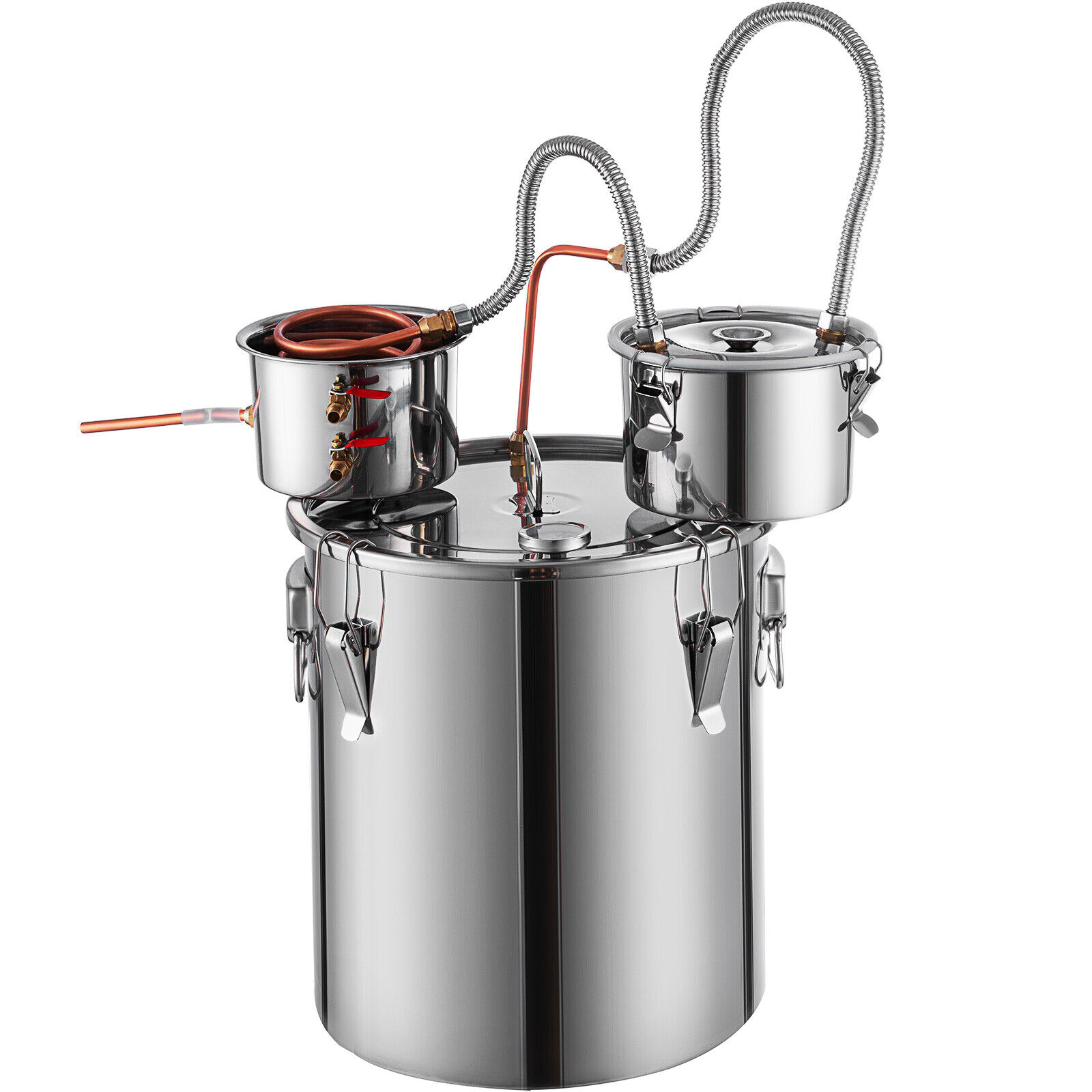 9.6 Gal Distillery Kit with 3 Pots & Pump