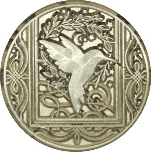 Intricate Frame: 1.2" Hummingbird Wax Seal Stamp