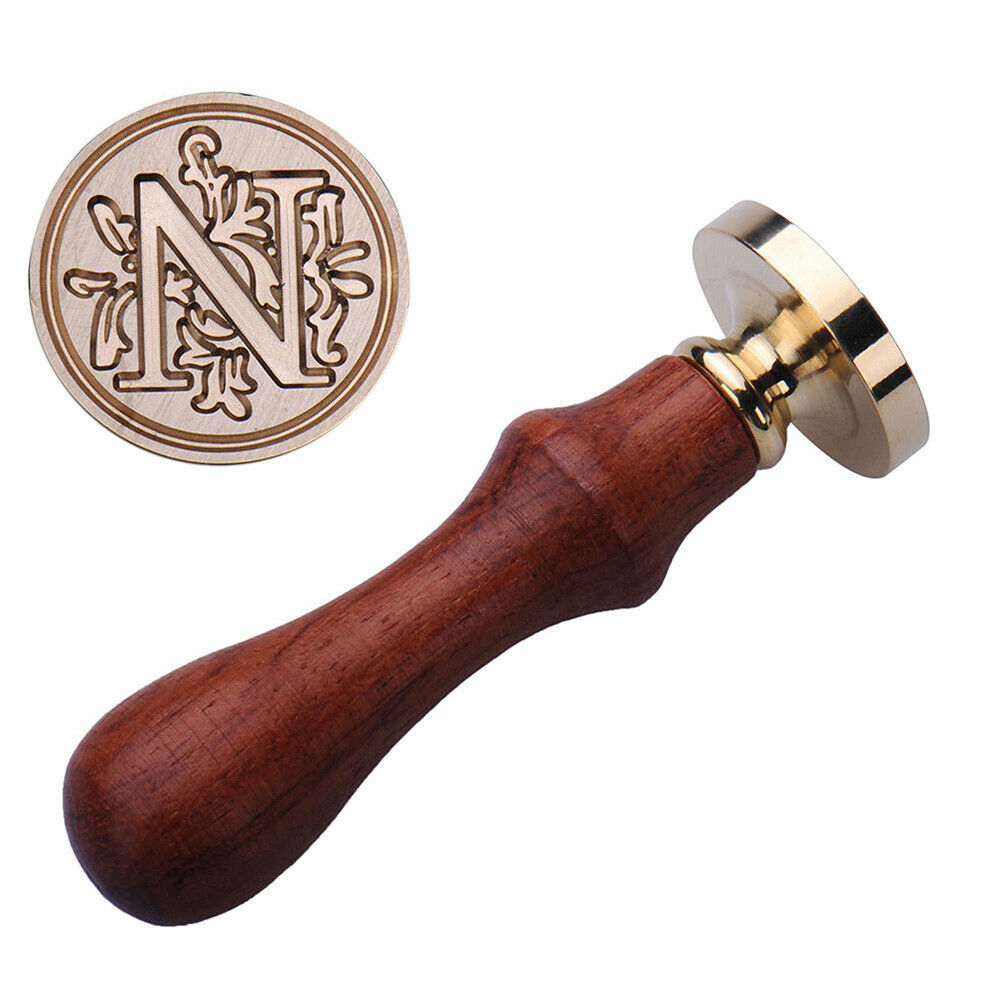 Retro Classic Alphabet Initial Sealing Wax Stamp Kit